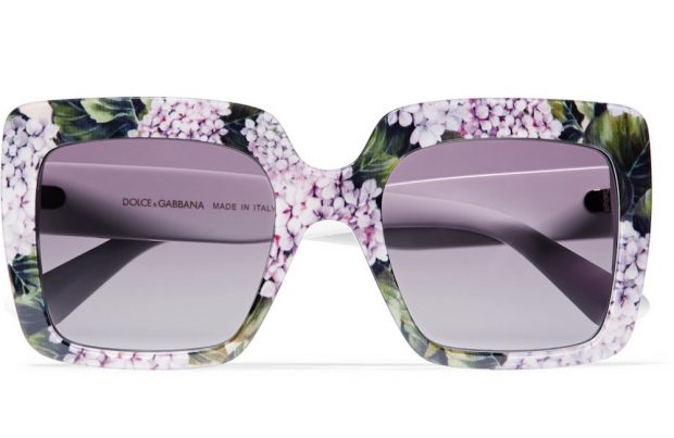 Printed Acetate Sunglasses Dolce & Gabbana