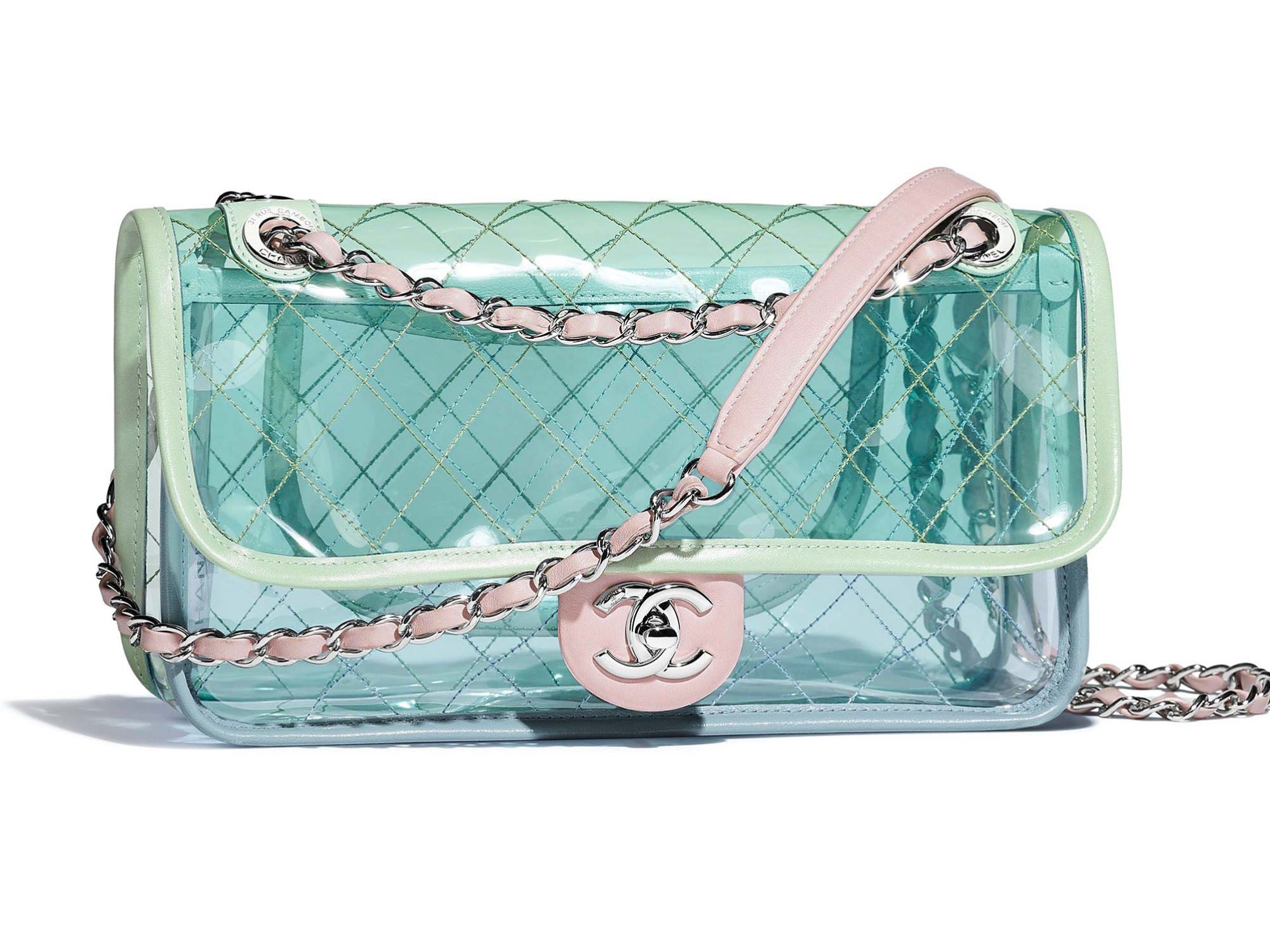 Chanel PVC & Leather Handbag