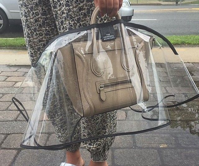 Celine handbag raincoat