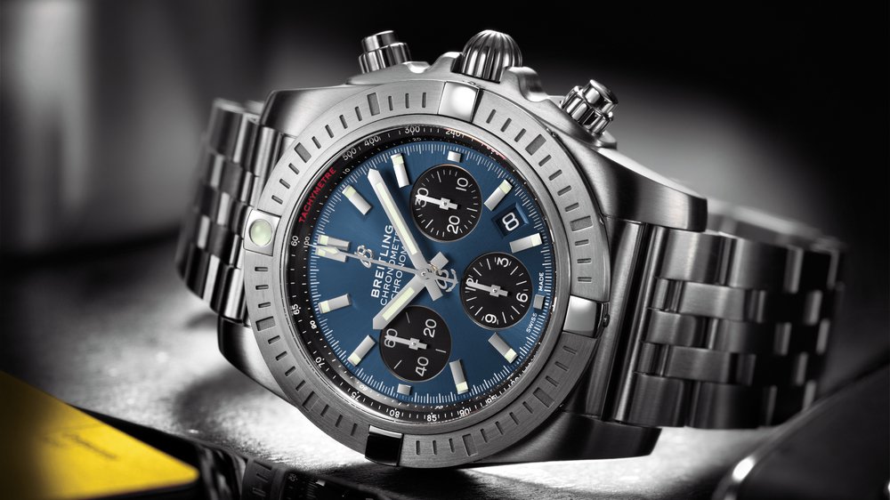 Blue Breitling Watch