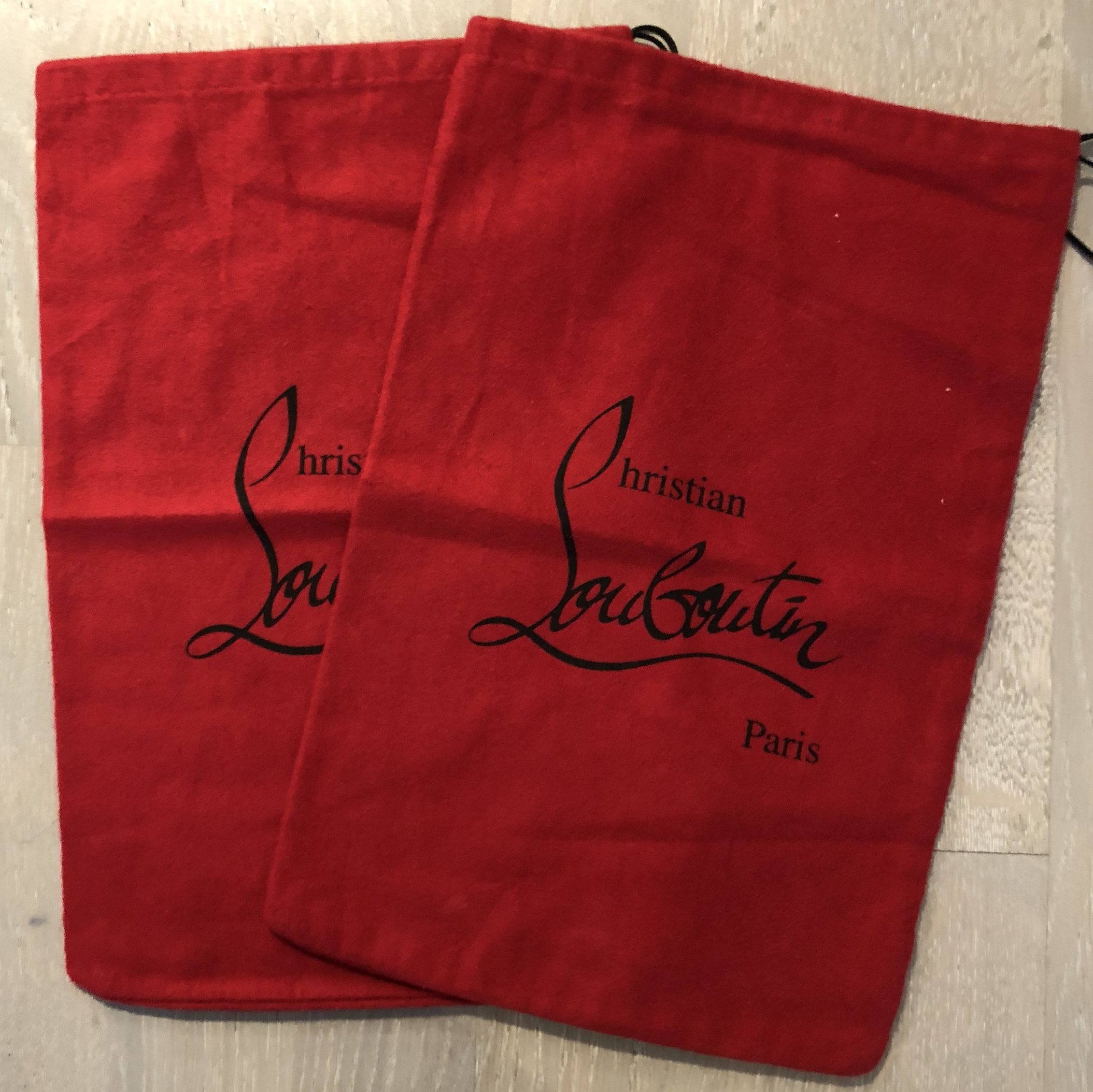 Authentic Louboutin dust bag