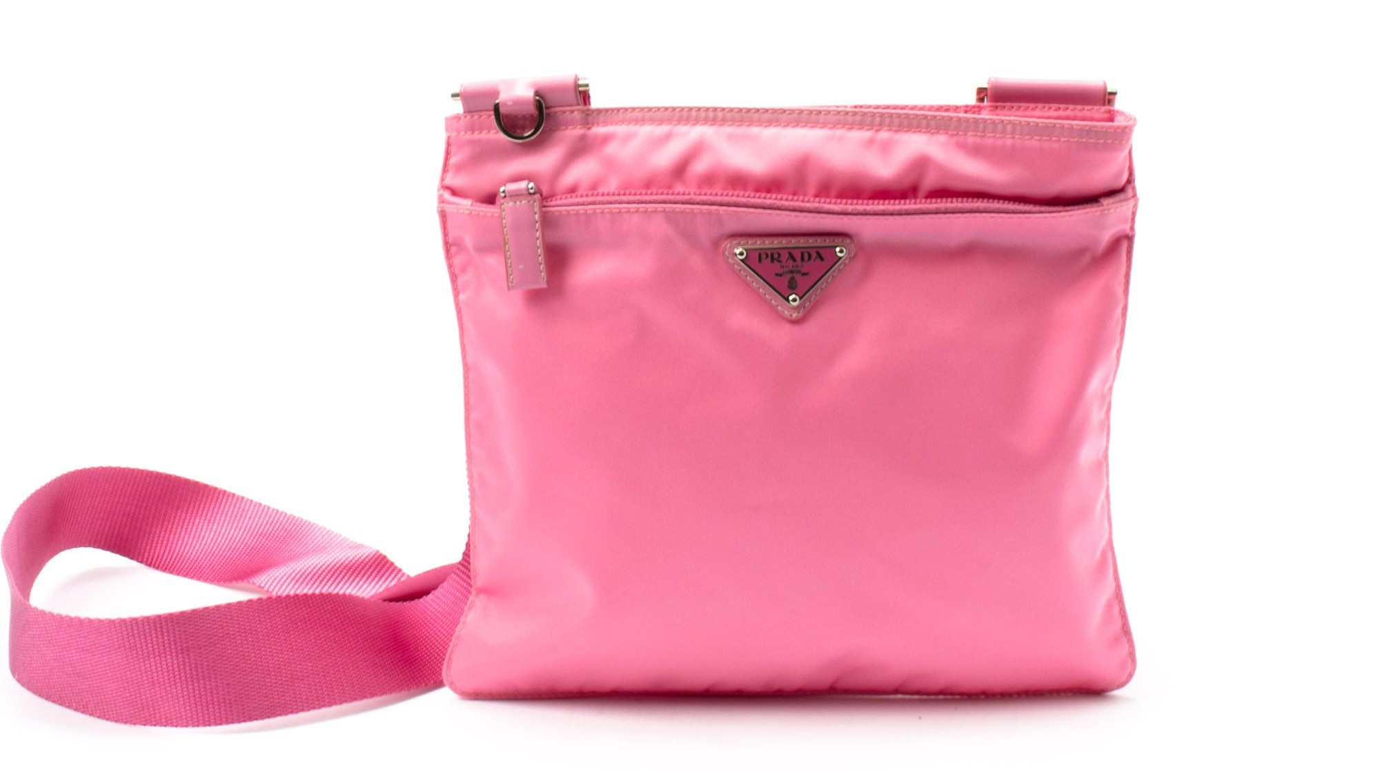 Prada Pink Nylon Crossbody Bag